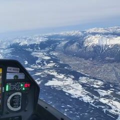 Flugwegposition um 12:43:35: Aufgenommen in der Nähe von Gemeinde Tulfes, Österreich in 4232 Meter
